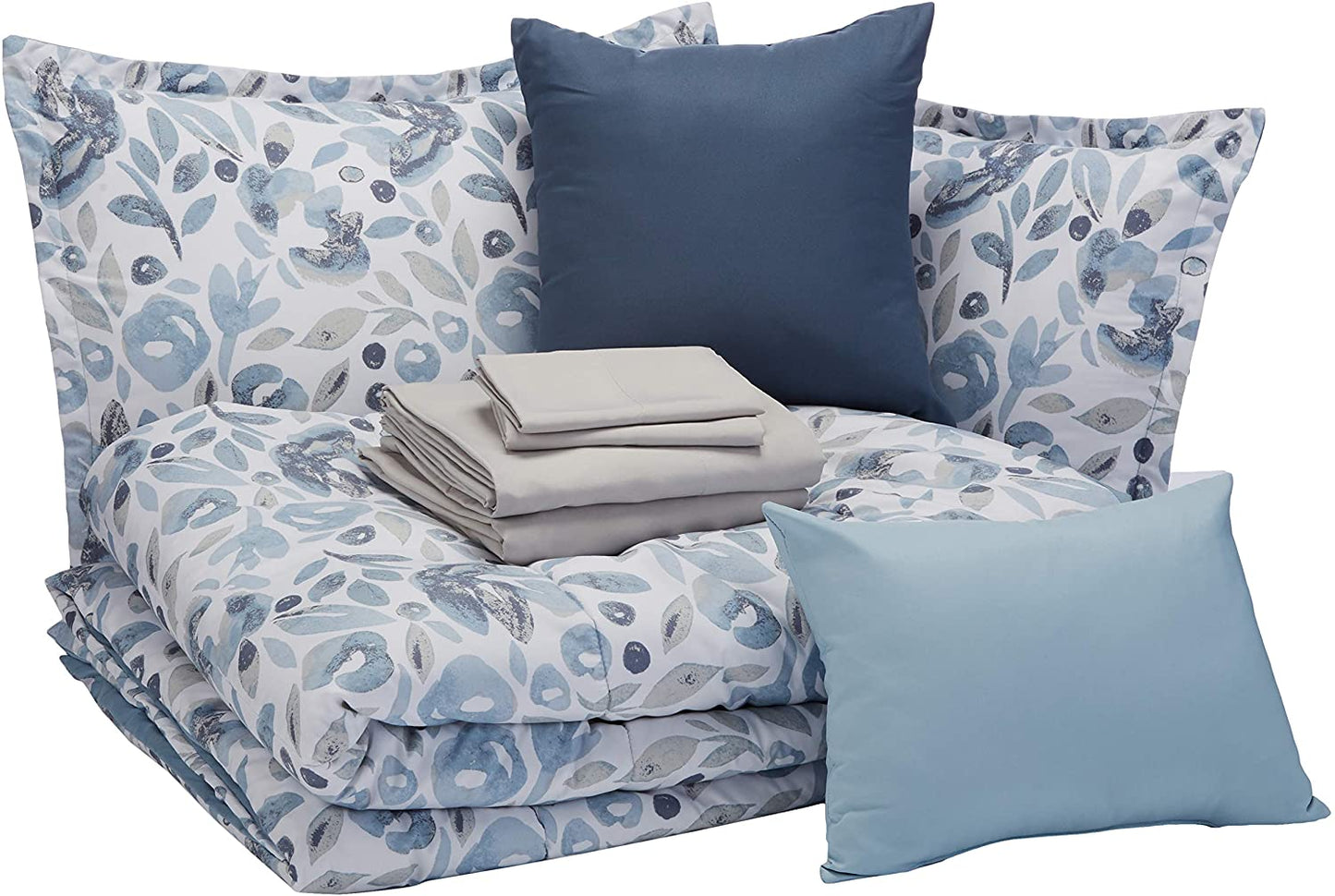 10-Piece Comforter Bedding Set, Microfiber, Ultra-Soft | AnyLinen-14