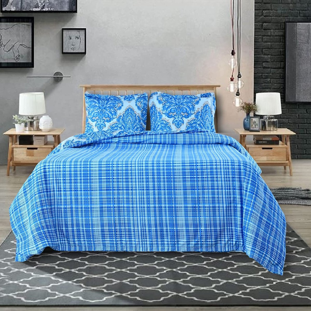 1800 Count Luxury Soft Egyptian Cotton 3 pcs Duvet Cover Set - Anna's Linens