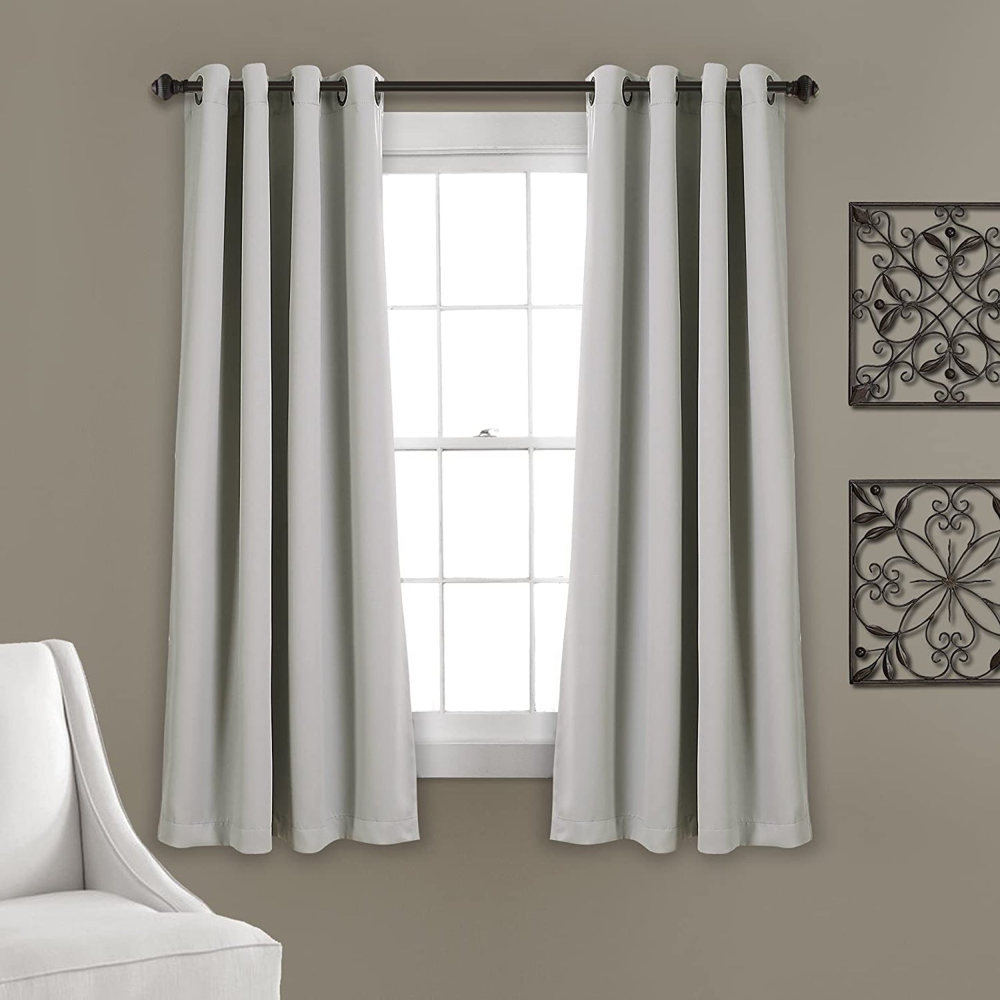 Decor Curtains Grommet Panel with Insulated Blackout Lining | AnyLinen