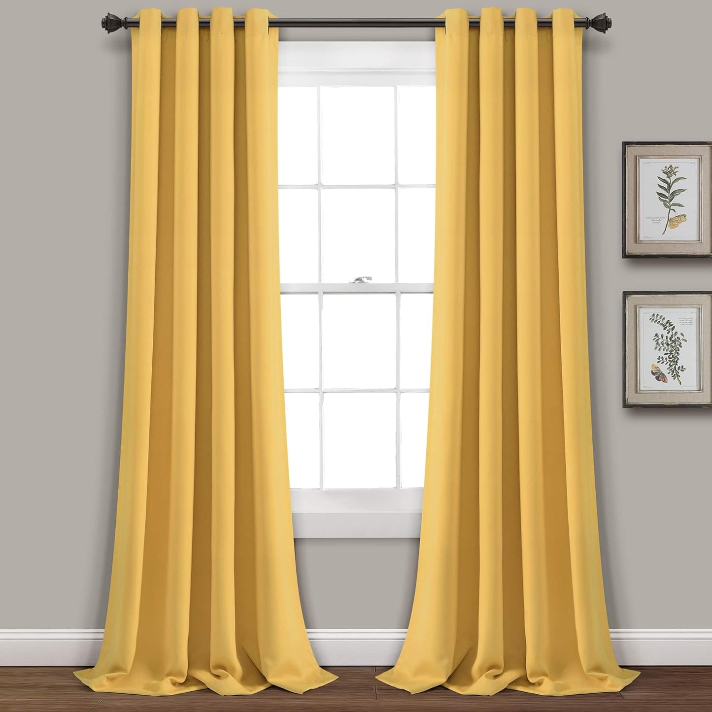 Decor Curtains Grommet Panel with Insulated Blackout Lining | AnyLinen