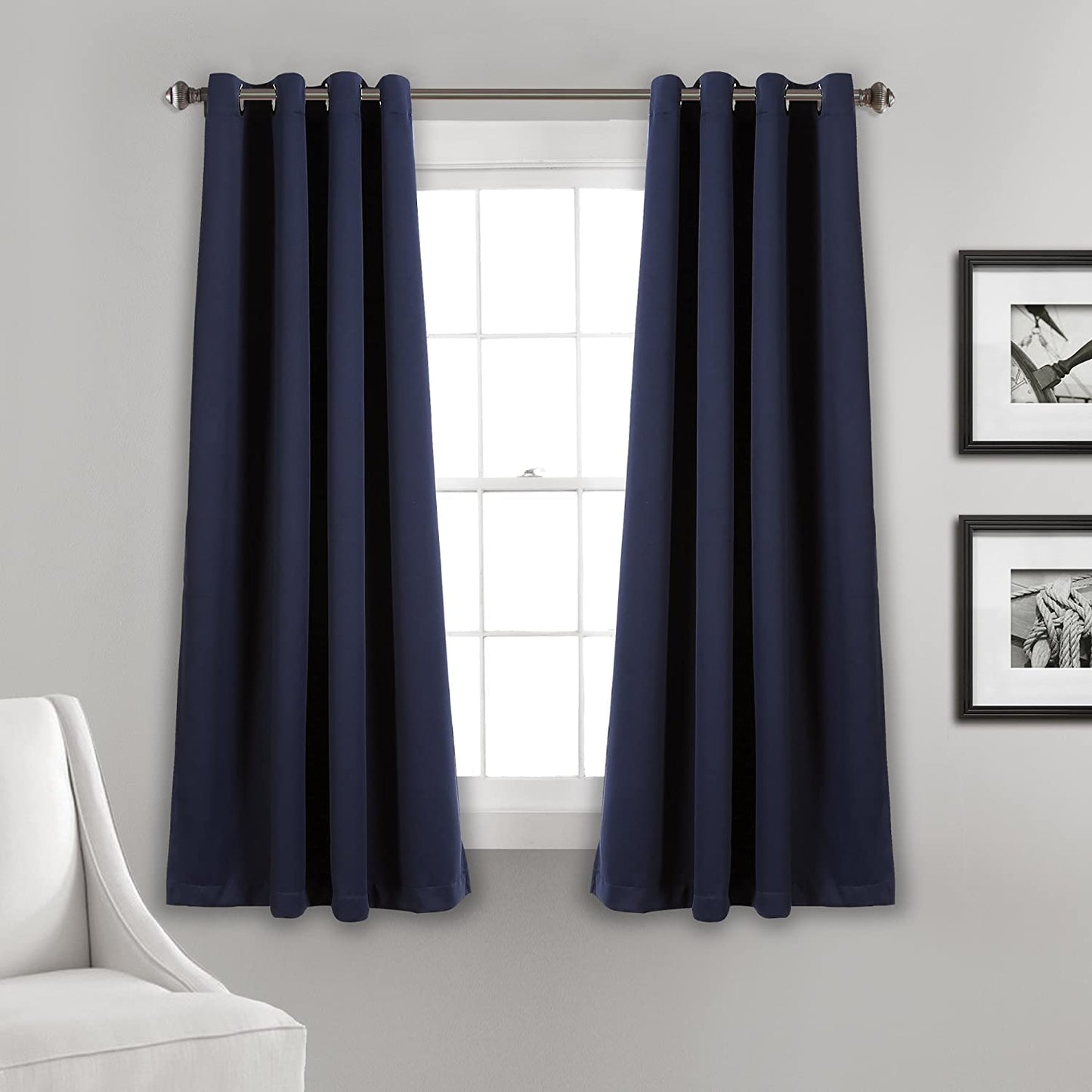 Decor Curtains Grommet Panel with Insulated Blackout Lining | AnyLinen