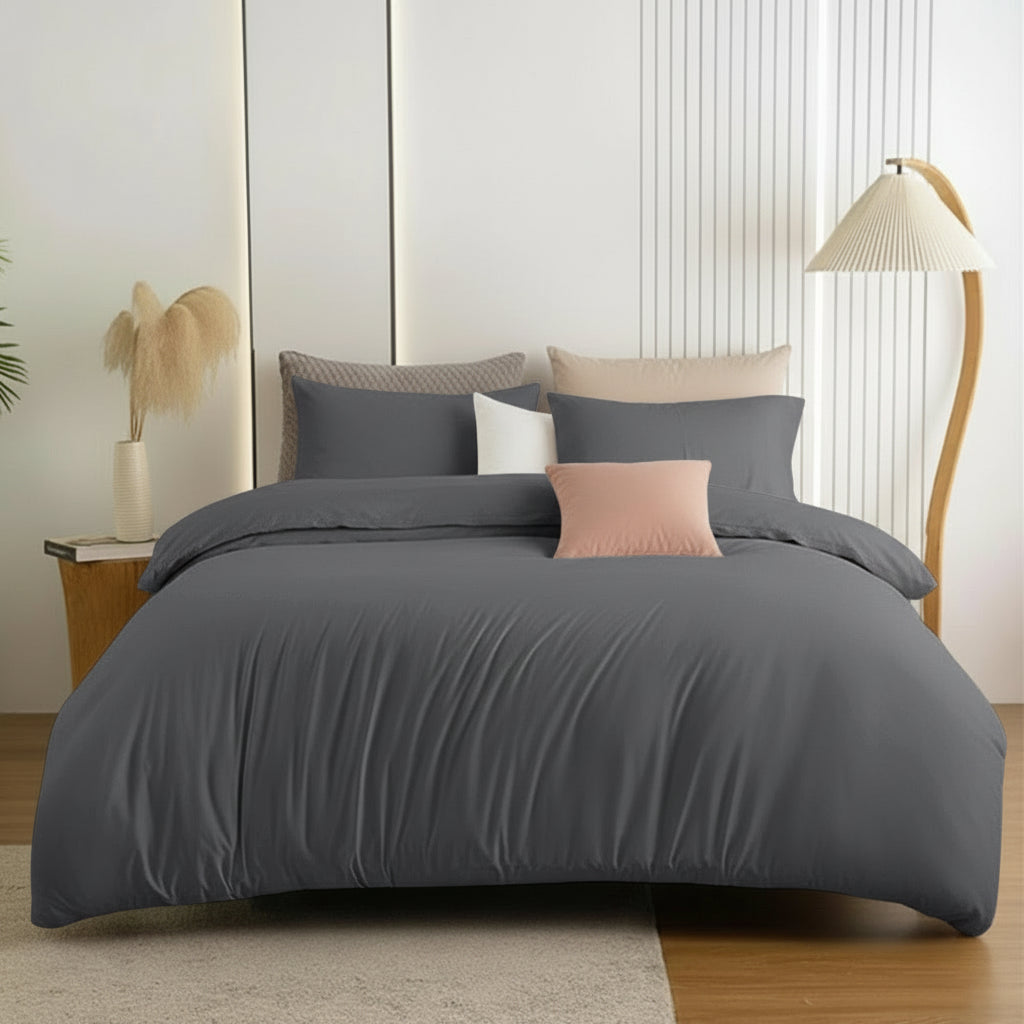 Duvet Quilt Cover Soft Bedding 3 Piece Set | Anna's Linens