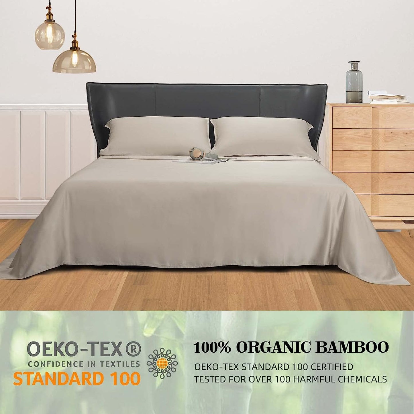 Luxuriously Soft Organic Bamboo Bed Sheets: Cooling and Breathable