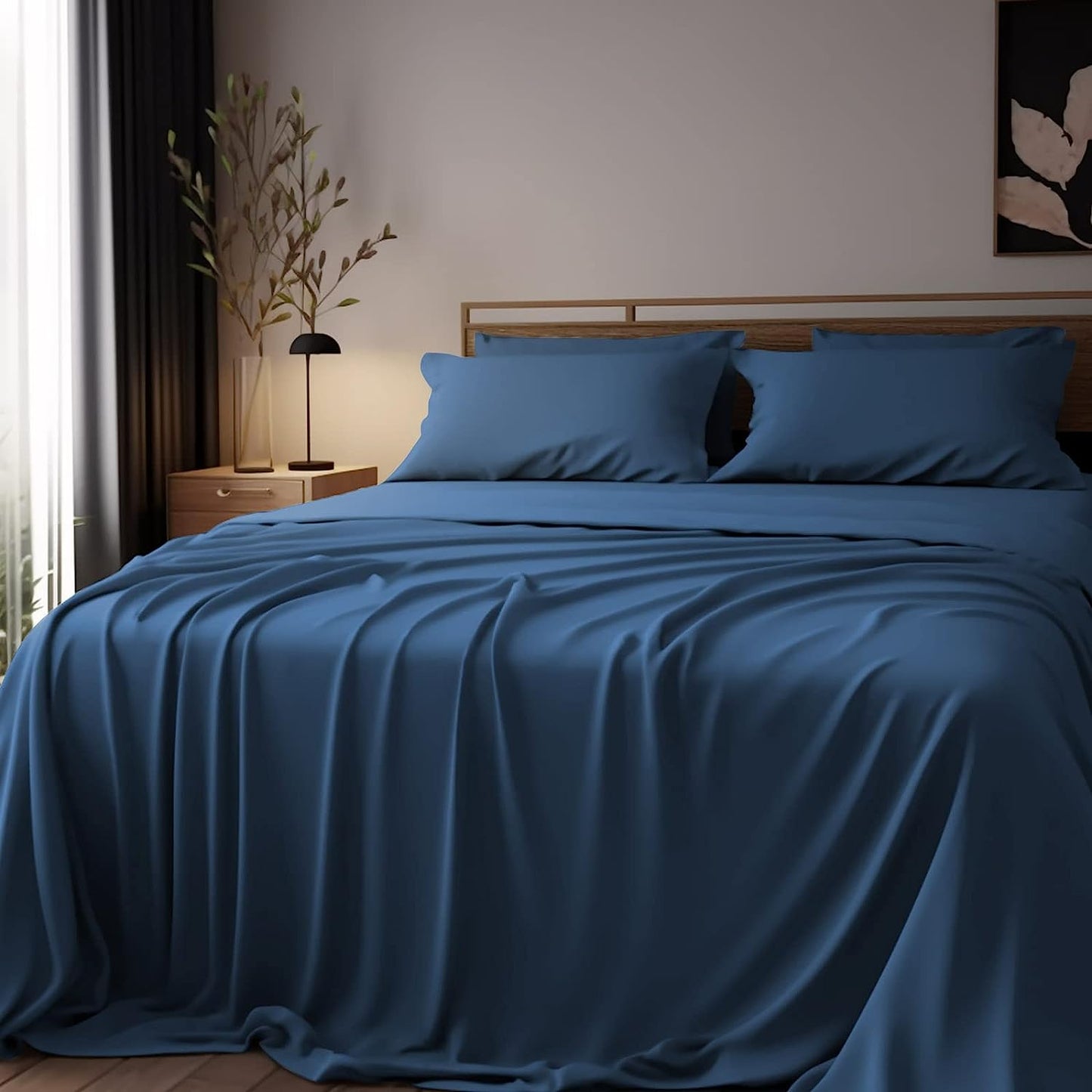 Luxuriously Soft Organic Bamboo Bed Sheets: Cooling and Breathable