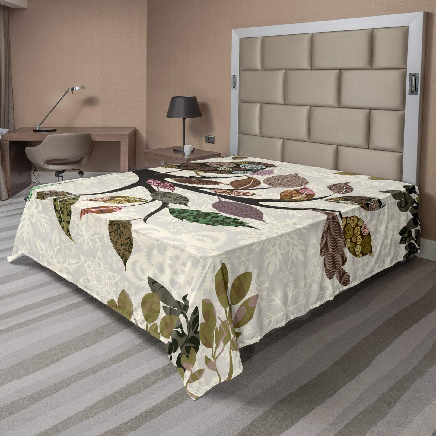 Nature Flat Soft Comfortable Top Decorative Sheet | Anna's Linens