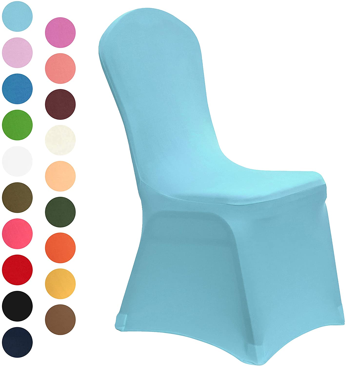 Set of 10 Spandex Dining Living Room Chair Covers | Anna's Linens