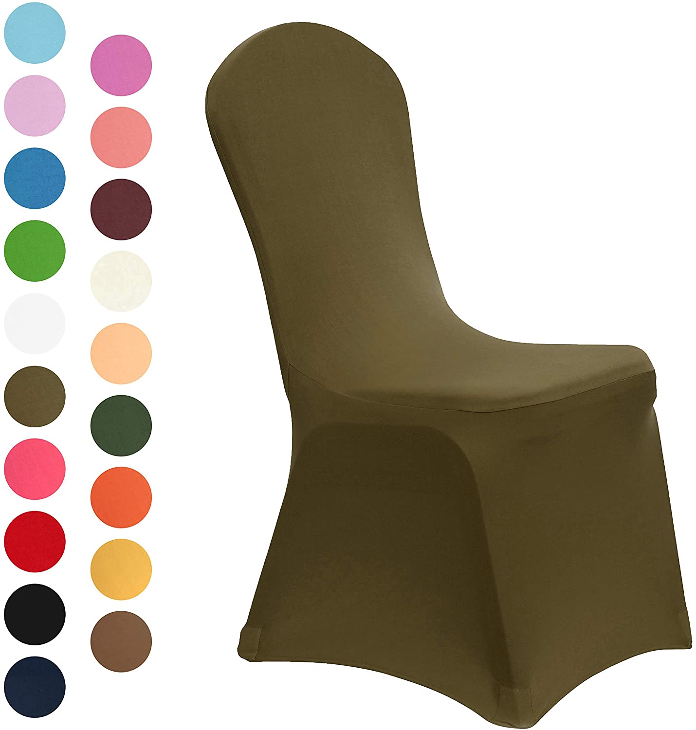 Set of 10 Spandex Dining Living Room Chair Covers | Anna's Linens