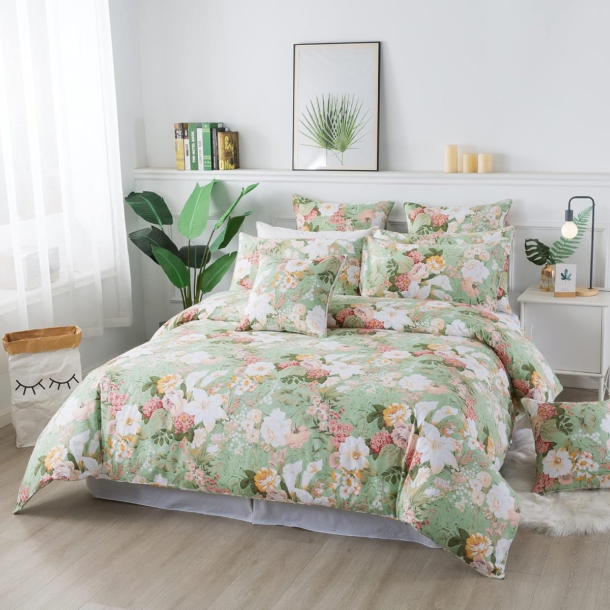 Cotton Reversible Soft Breathable Duvet Cover Set - Anna's Linens
