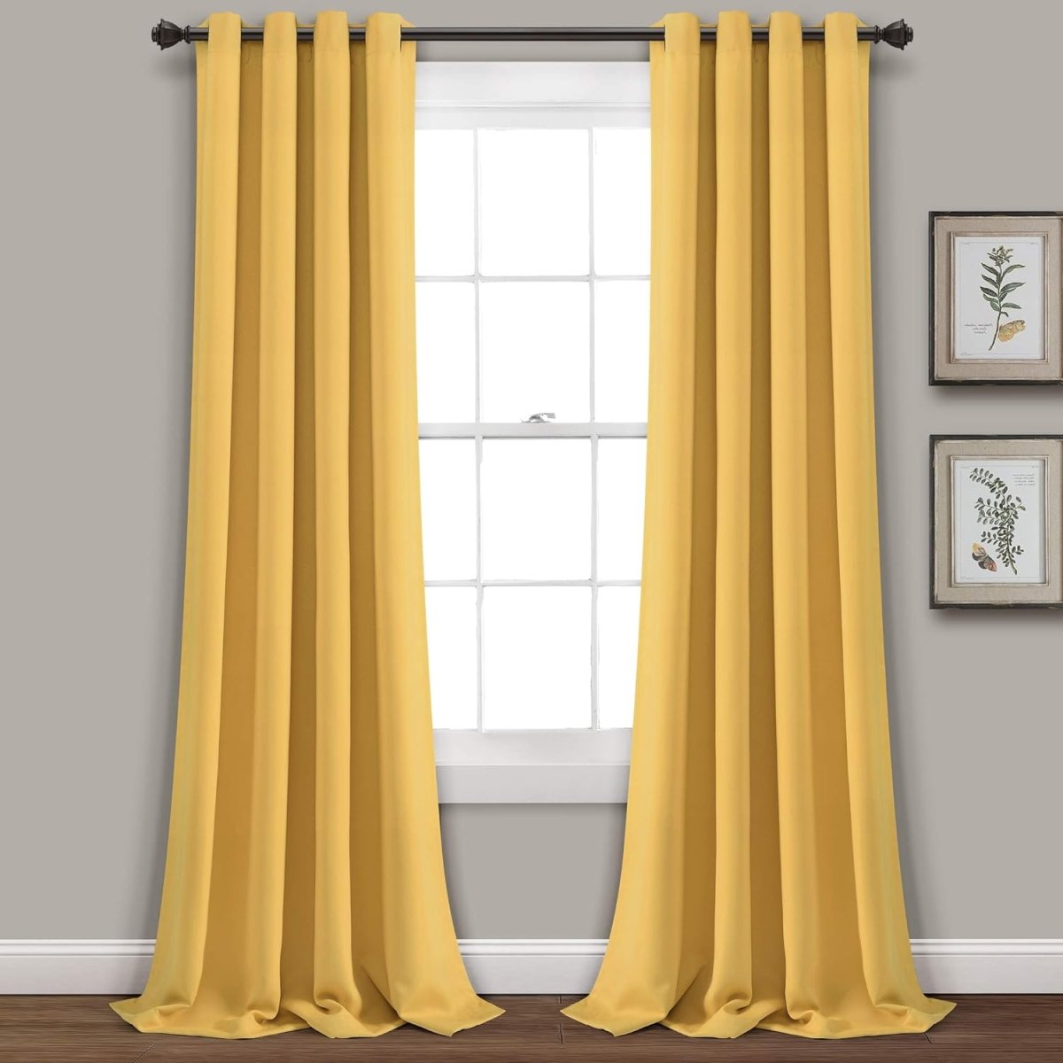 Decor Curtains - Grommet Panel with Insulated Blackout Lining - Anna's Linens