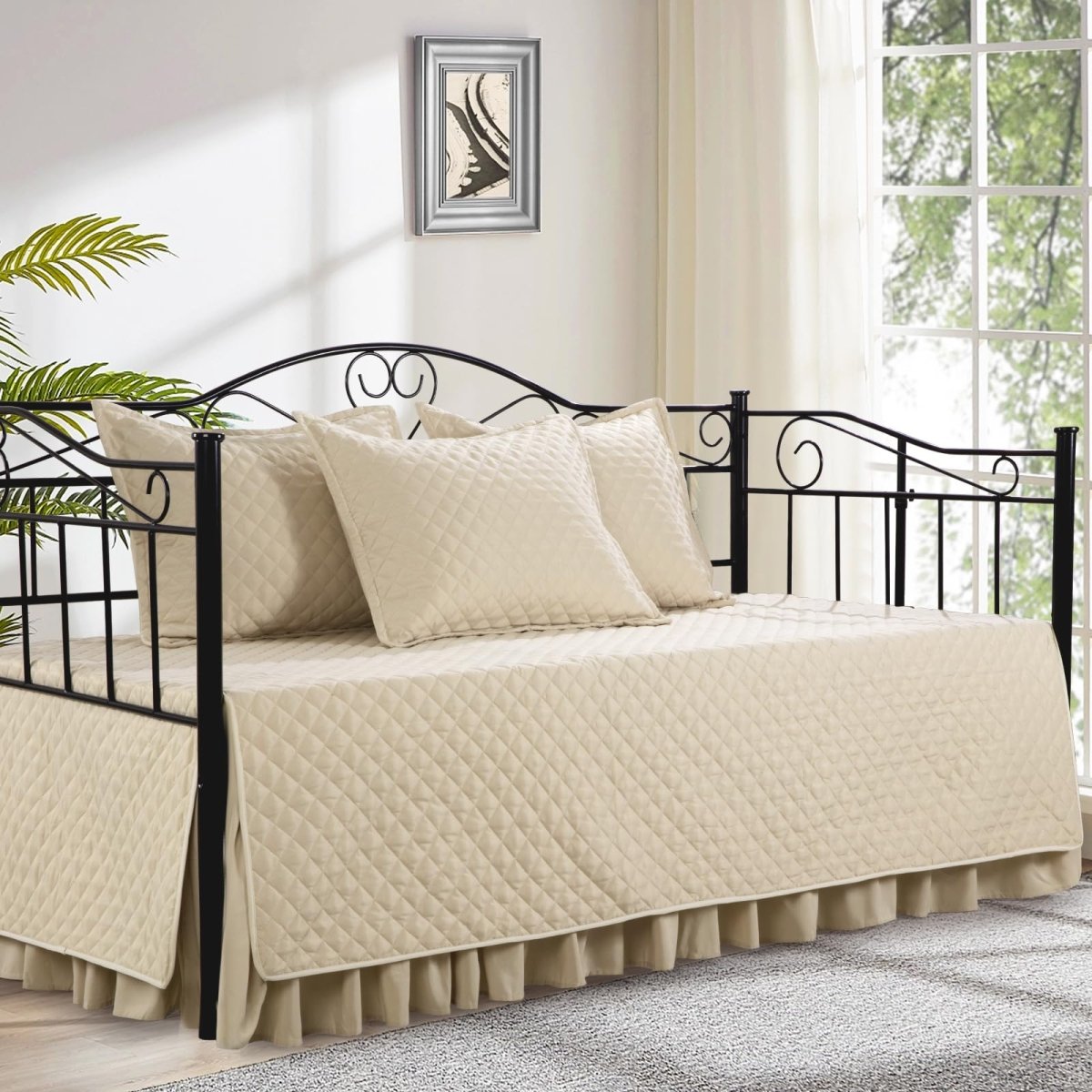 Diamond Stitching All Season Daybed Bedding Set - Anna's Linens