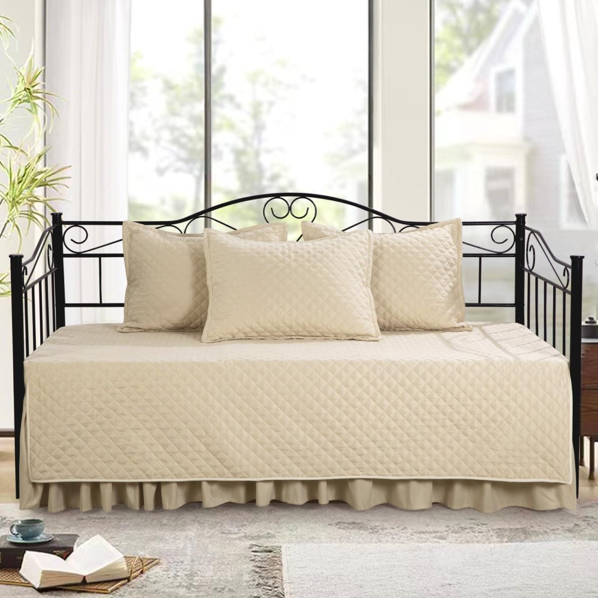 Diamond Stitching All Season Daybed Bedding Set - Anna's Linens