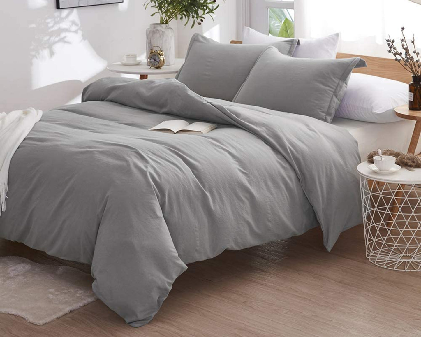 Duvet Cover Set Soft Breathable Zipper Closure - Anna's Linens