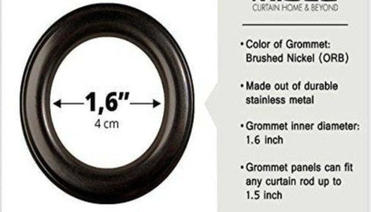 Floral Embroidery Semi Sheers Linen Grommet Window 2 Panels Curtain - Anna's Linens