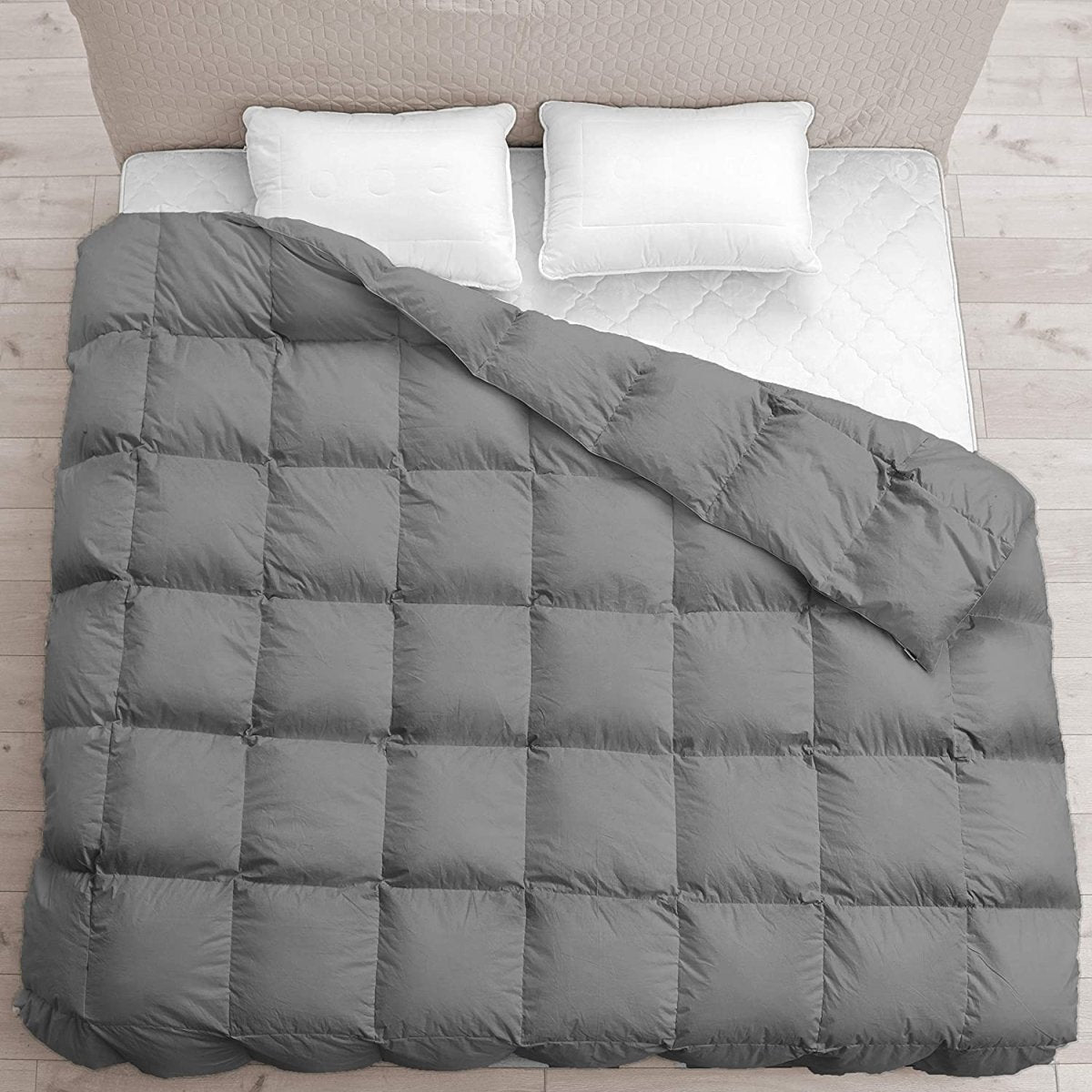 Premium Quality Heavy Quilted Stand Alone Comforter Corner Tabs Hypoallergenic - Anna's Linens