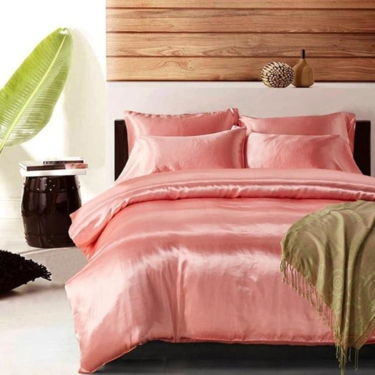 Satin Luxury Style Duvet Cover Bedding Set - Anna's Linens