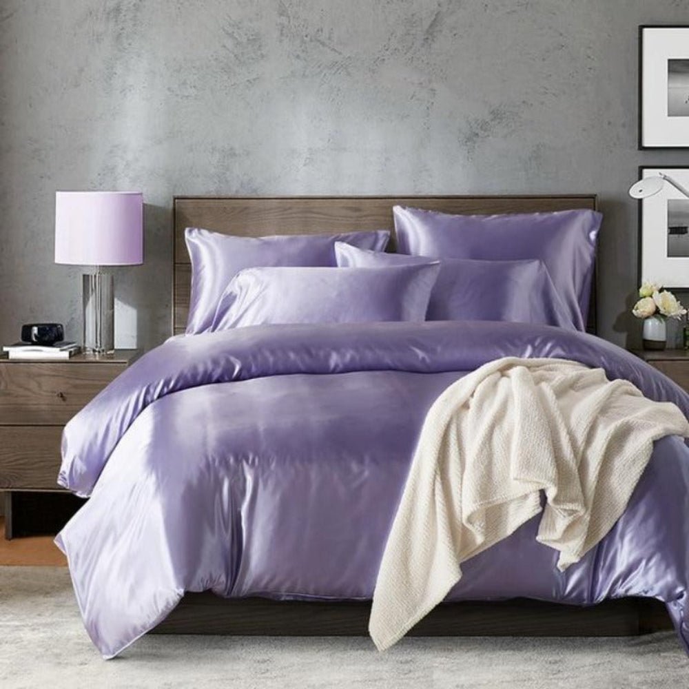 Satin Luxury Style Duvet Cover Bedding Set - Anna's Linens