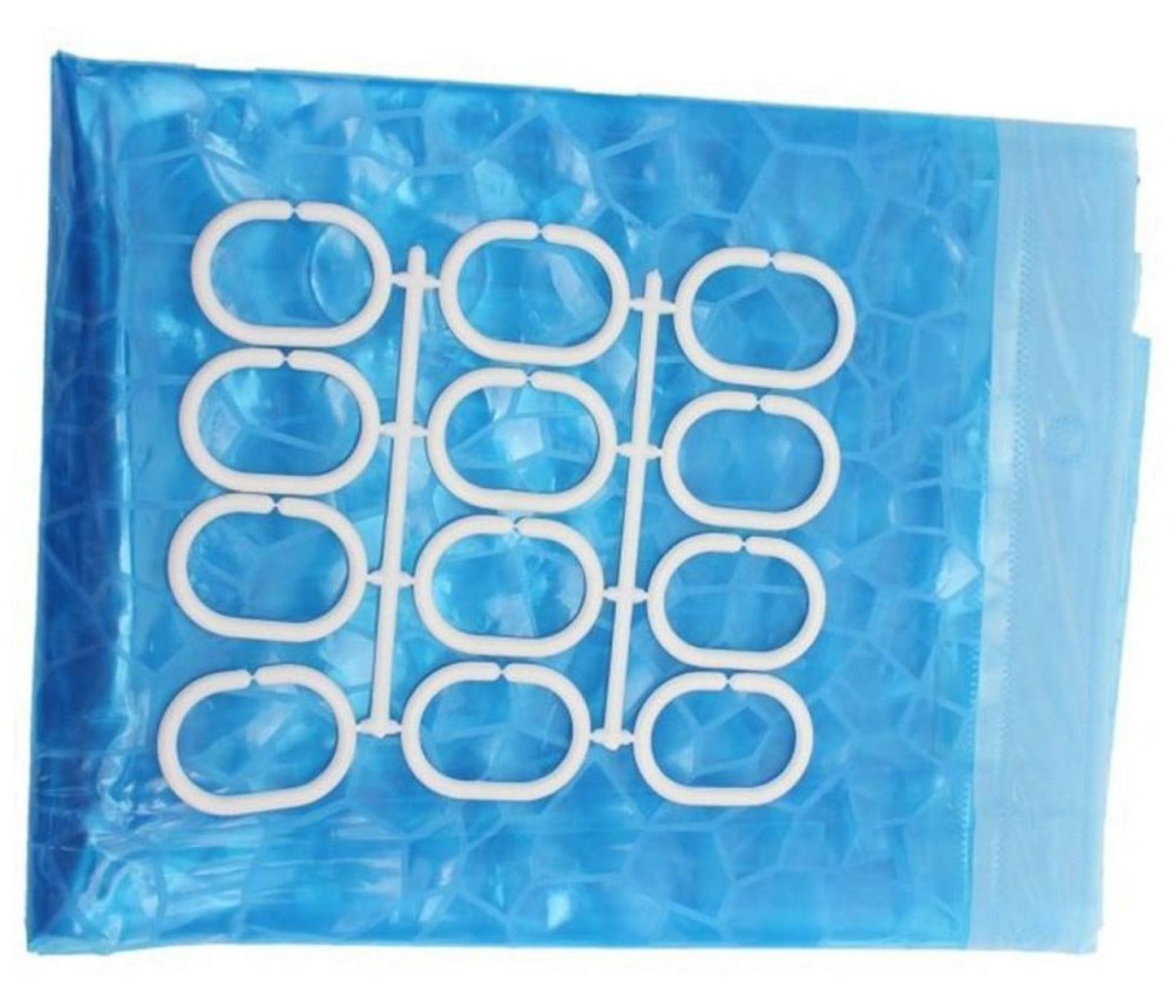Waterproof 3D Shower Curtain With 12 Hooks - Anna's Linens