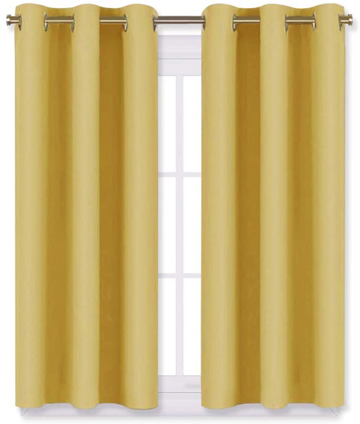 Light Blocking Curtain Soft Fabric 1 Pair