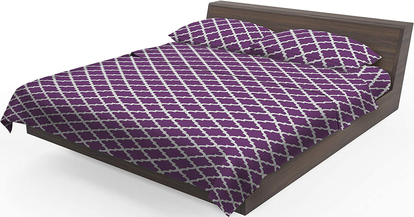 1800 Tread Wrinkle Hypoallergenic Deep Pocket 6 Pcs Bed Sheet Set- Anna's Linens