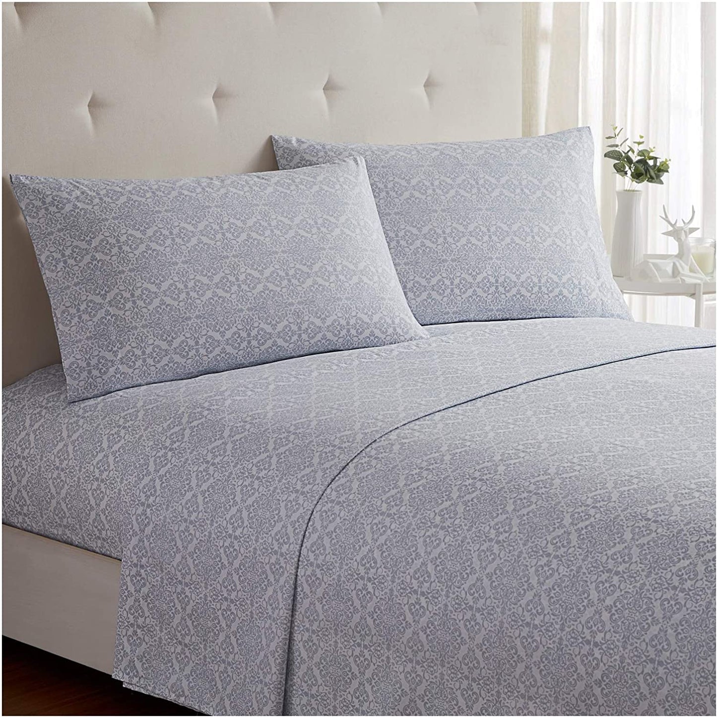 Brushed Microfiber Hypoallergenic 4 pcs Bedsheet Set King Size - Anna's Linens Store
