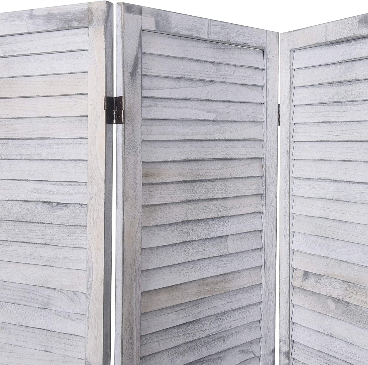 4 Panel 5.6 Ft Tall Wood Room Divider Partition Wall - Anna's Linens