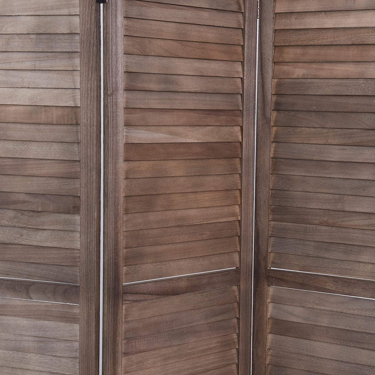 4 Panel 5.6 Ft Tall Wood Room Divider Partition Wall - Anna's Linens