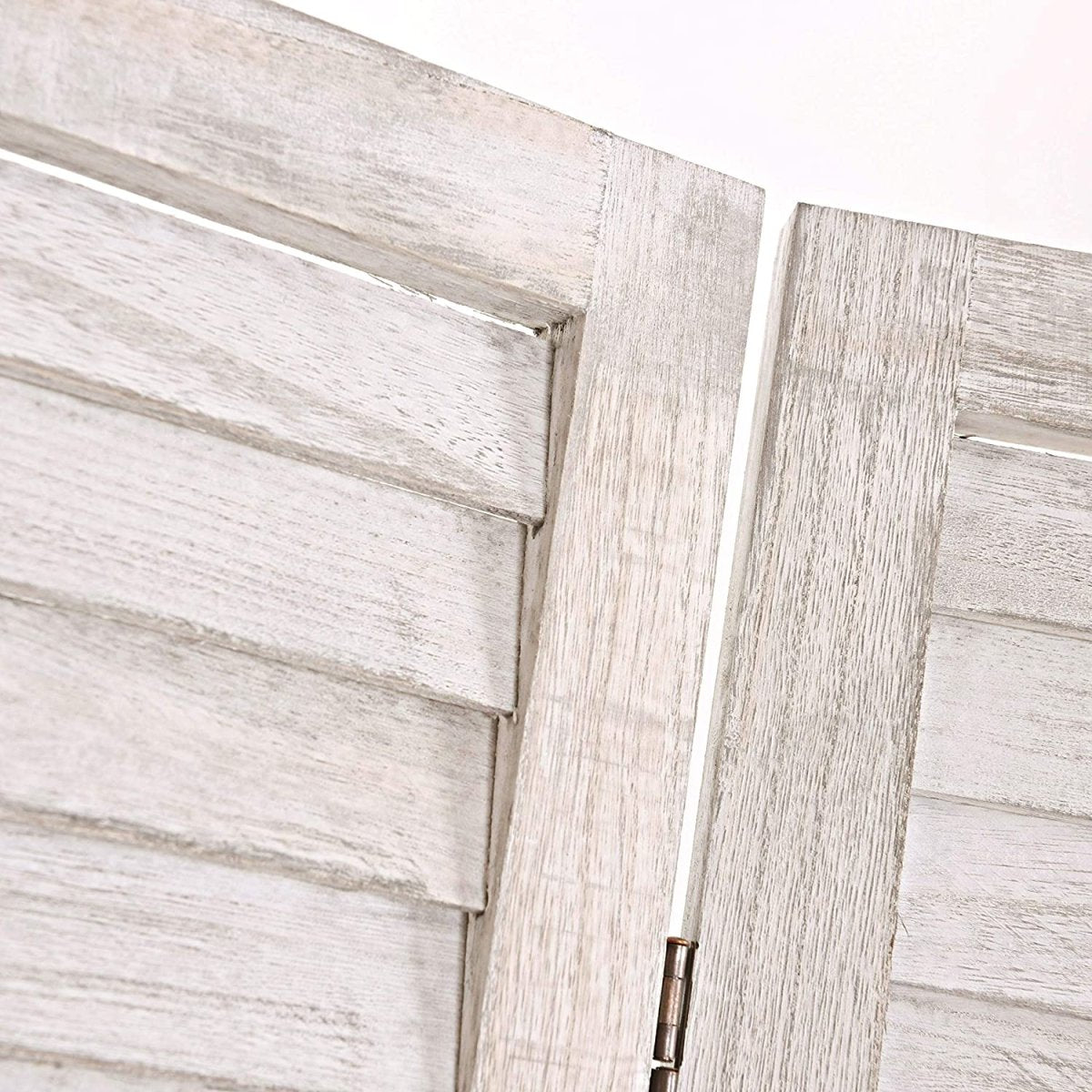 4 Panel 5.6 Ft Tall Wood Room Divider Partition Wall - Anna's Linens
