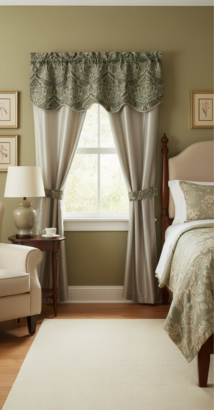 5 Piece Window Set, 54 x 84 - Inches - Anna's Linens