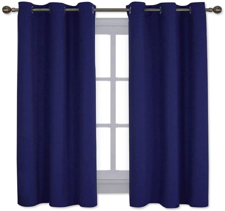 Light Blocking Curtain Soft Fabric 1 Pair