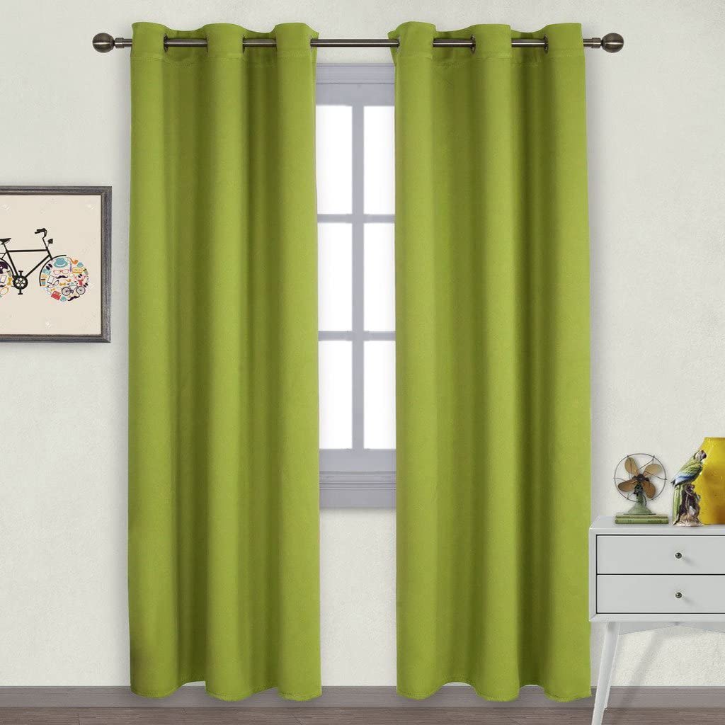 Light Blocking Curtain Soft Fabric 1 Pair