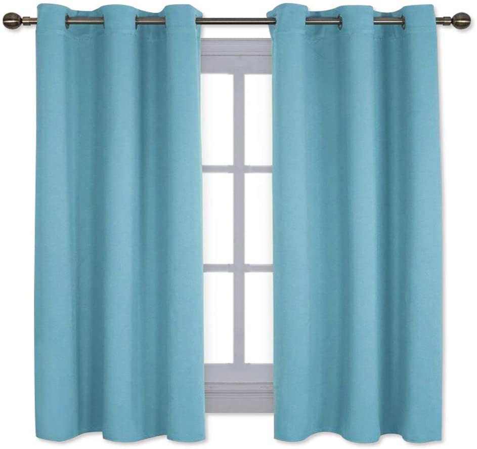 Light Blocking Curtain Soft Fabric 1 Pair