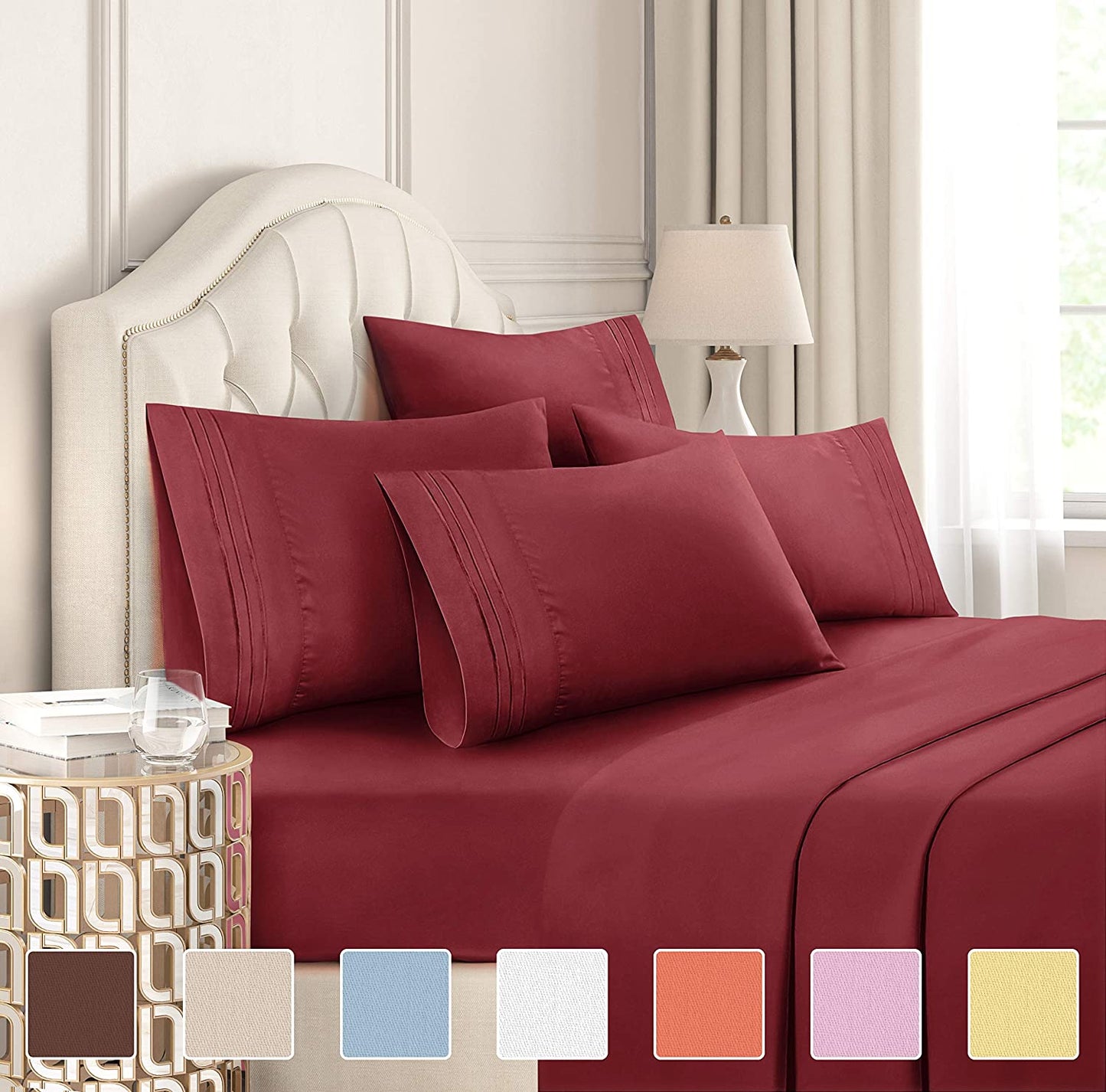 Bed Sheets Set Soft Deep Pocket Easy Fit Breathable | Anna's Linens