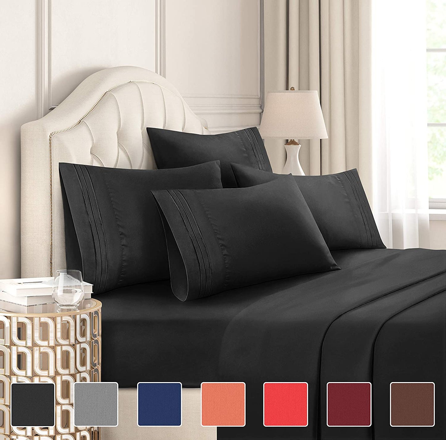 Bed Sheets Set Soft Deep Pocket Easy Fit Breathable | Anna's Linens