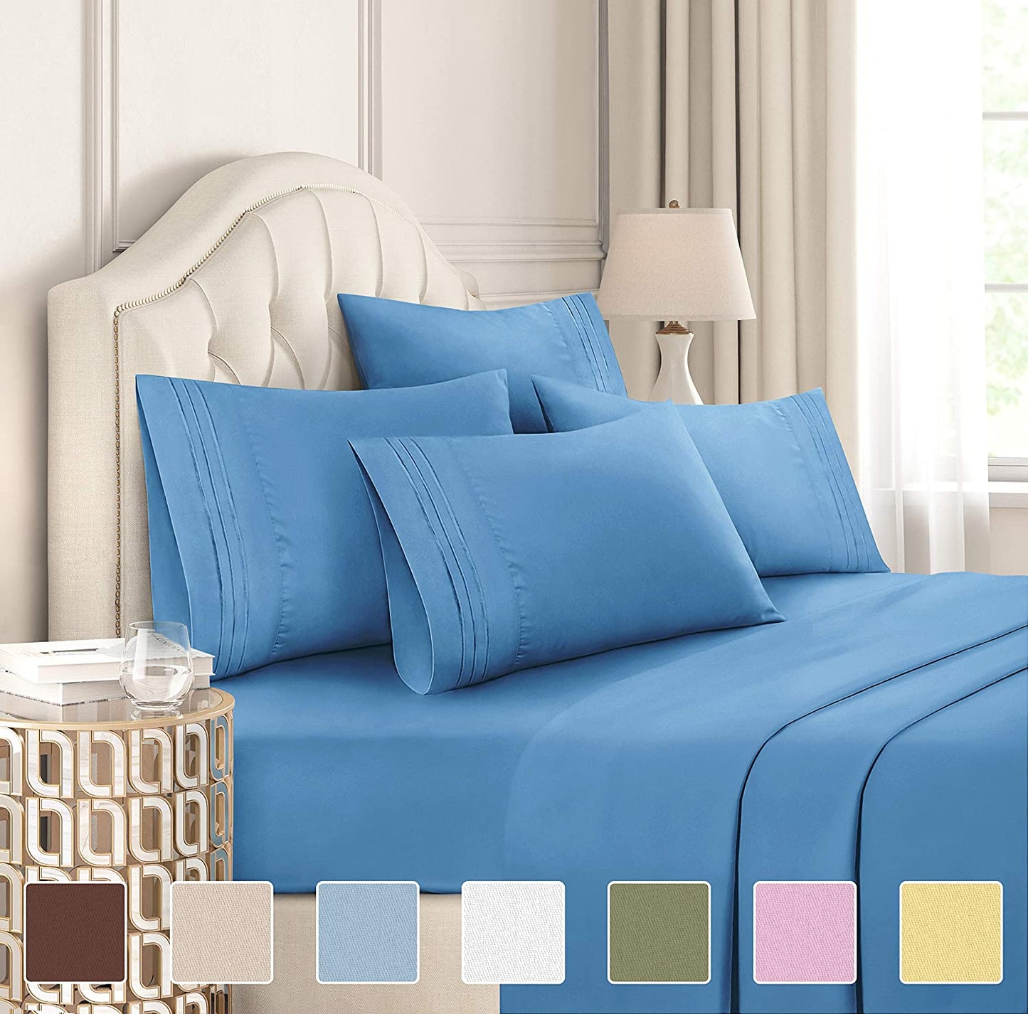 Bed Sheets Set Soft Deep Pocket Easy Fit Breathable | Anna's Linens