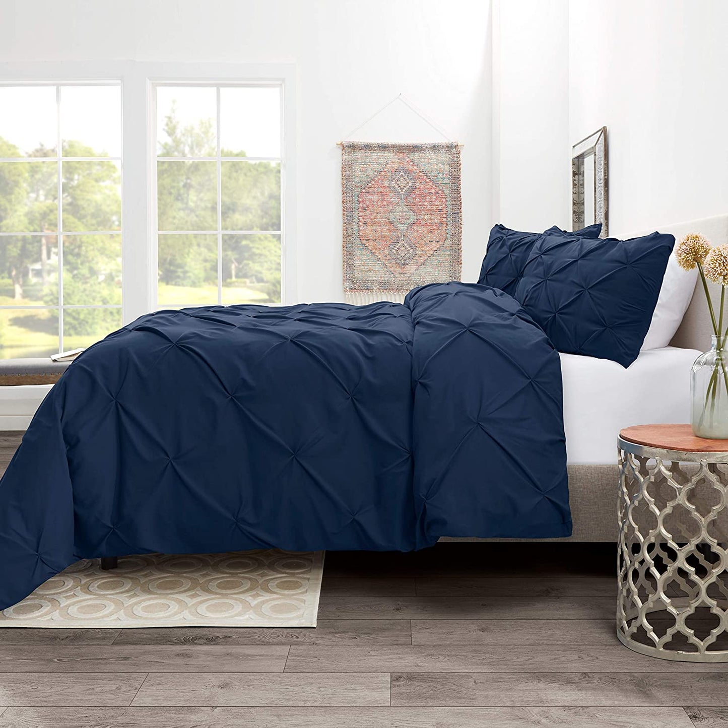 Bedding Down Alternative Quilted Hypoallergenic All Season Comforter