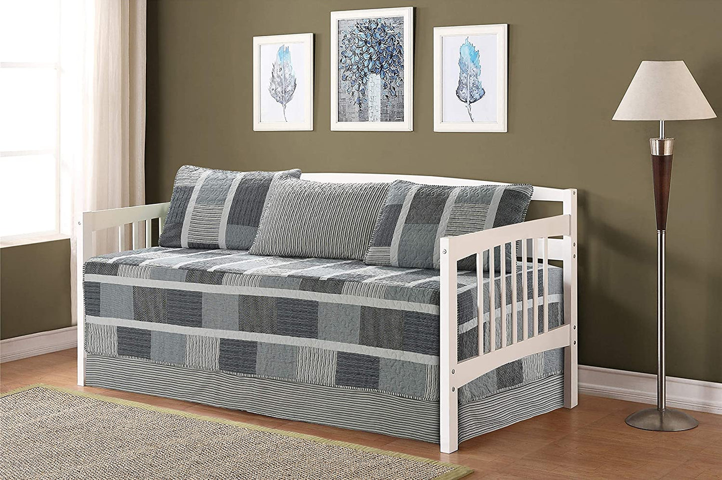 Day Bed Cover Modern Reversible 5 Pcs Set | Anna's Linens