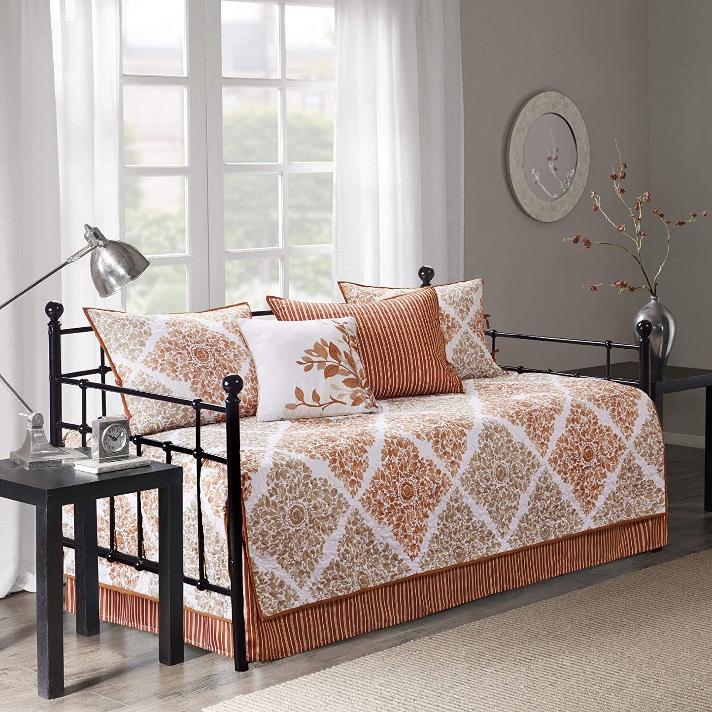 Daybed Size 75"x 39" Quilt Bedding Set 6 Piece Bedding Quilt Coverlet