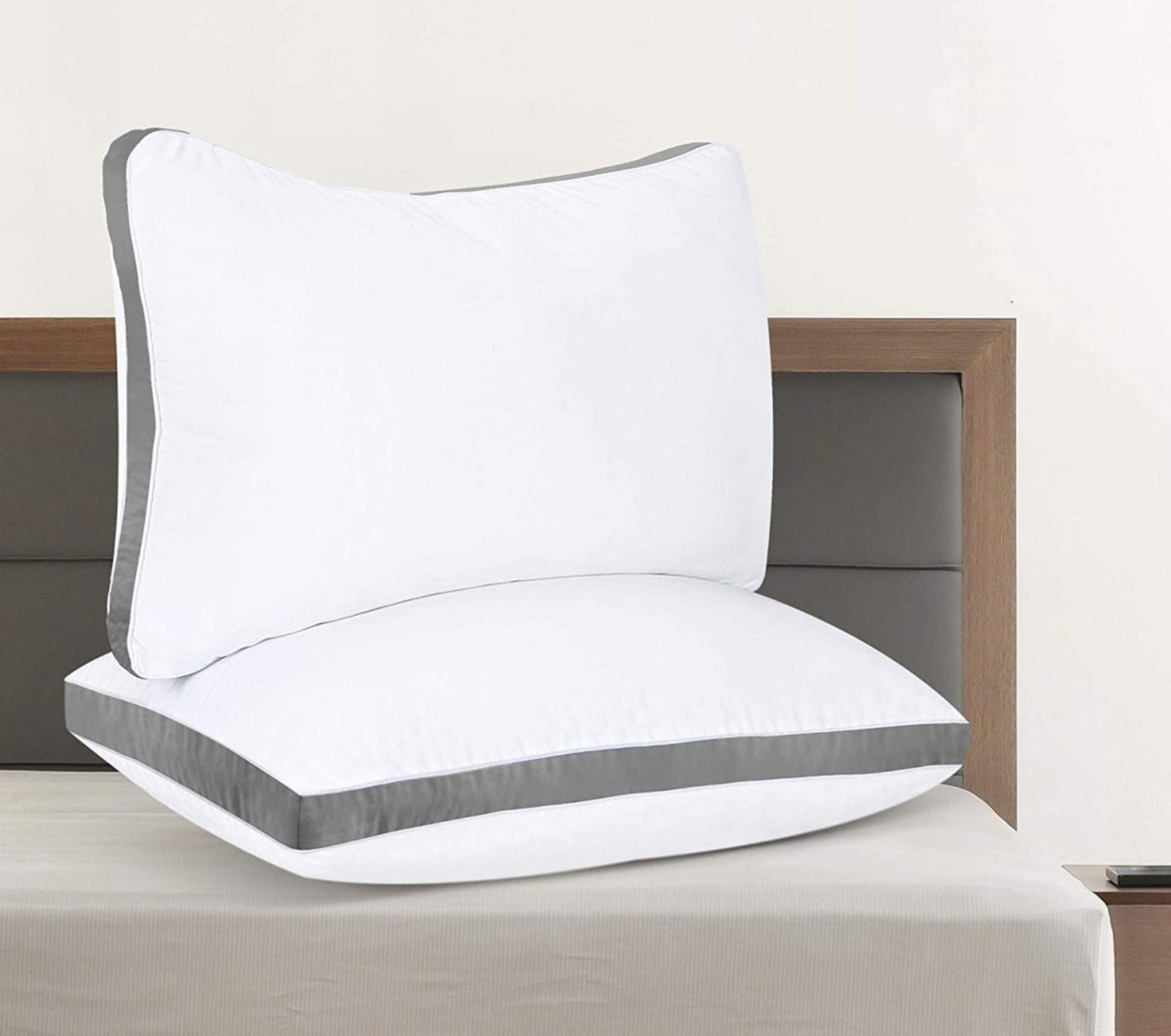 Bedding Gusseted Pillow (2 - Pack) Premium Quality - Side Back Sleepers - Anna's Linens