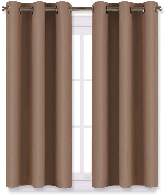 Light Blocking Curtain Soft Fabric 1 Pair