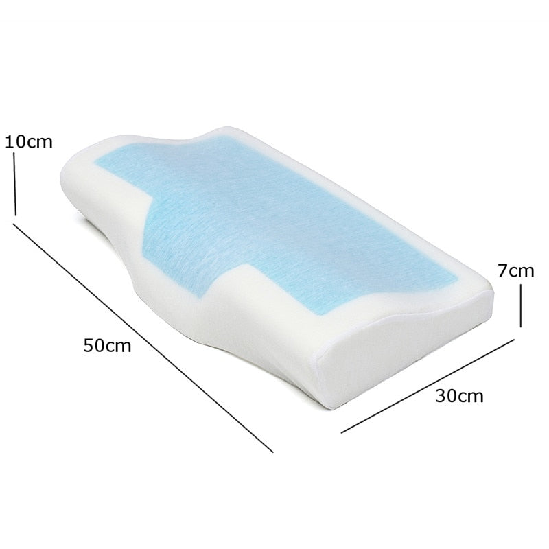 Memory Foam Pillow Neck Orthopedic include Pillow Cover Anti Snore - Anna's Linens Store