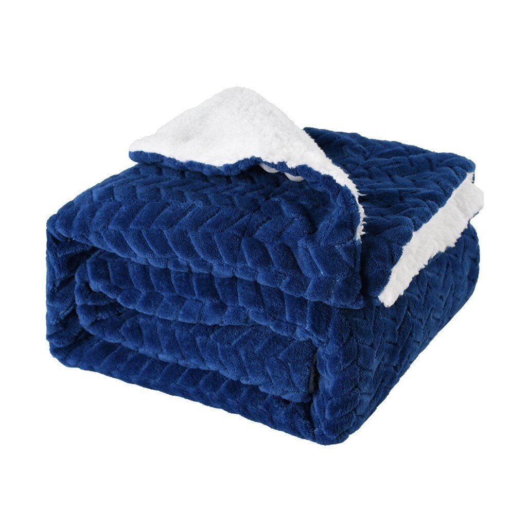 Flannel Thick Velvet Wool Blanket Bed Cover Quilt - Anna's Linens