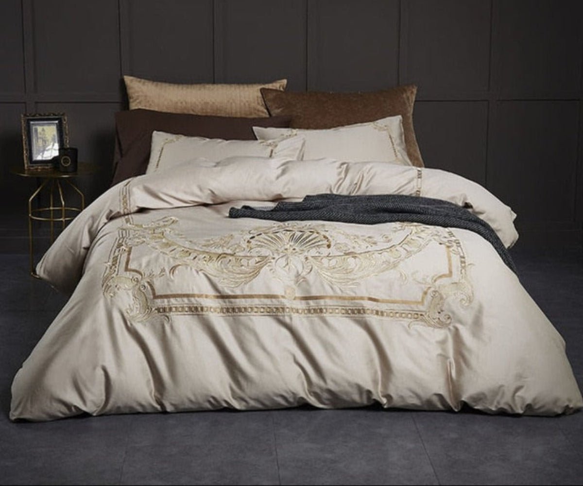 Floral Soft Comfortable Bamboo Fiber Duvet Cover Bedding Set - Anna's Linens