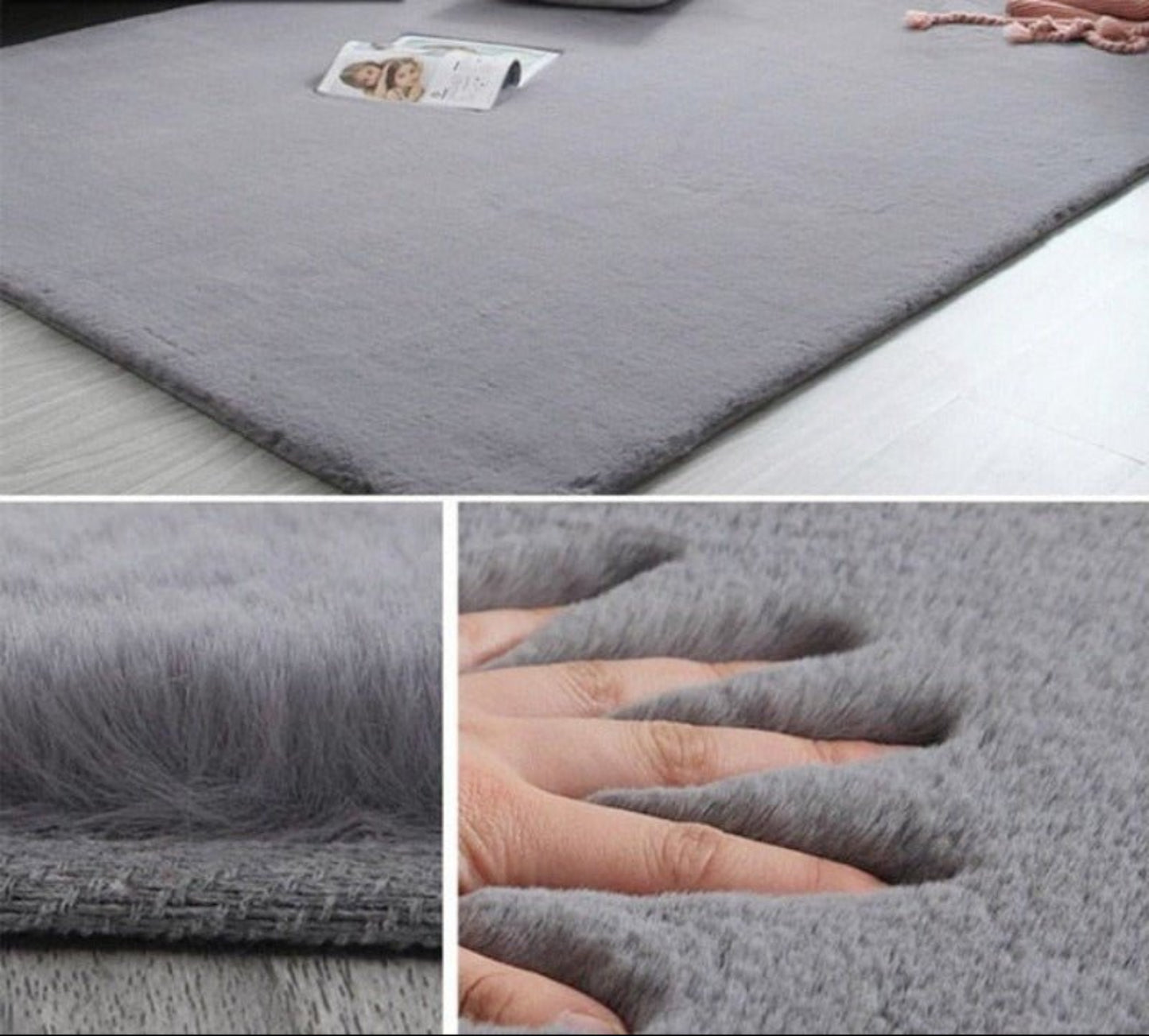 Fluffy Rug Large Area Mat Faux Fur Rug - Anna's Linens