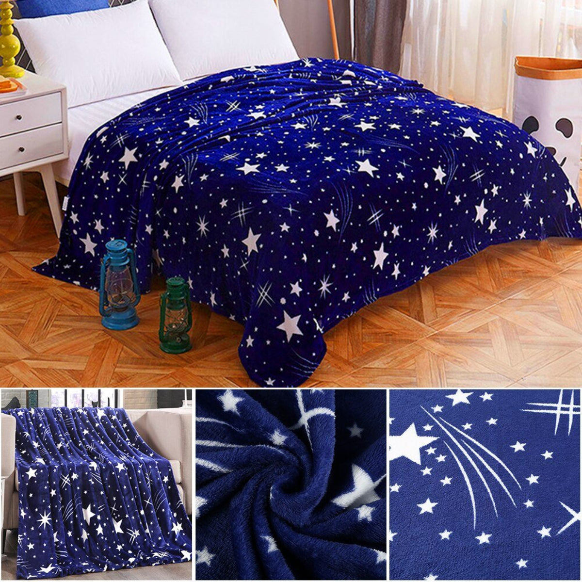 High Quality Super Soft Warm Plush Fleece Blanket - Anna's Linens