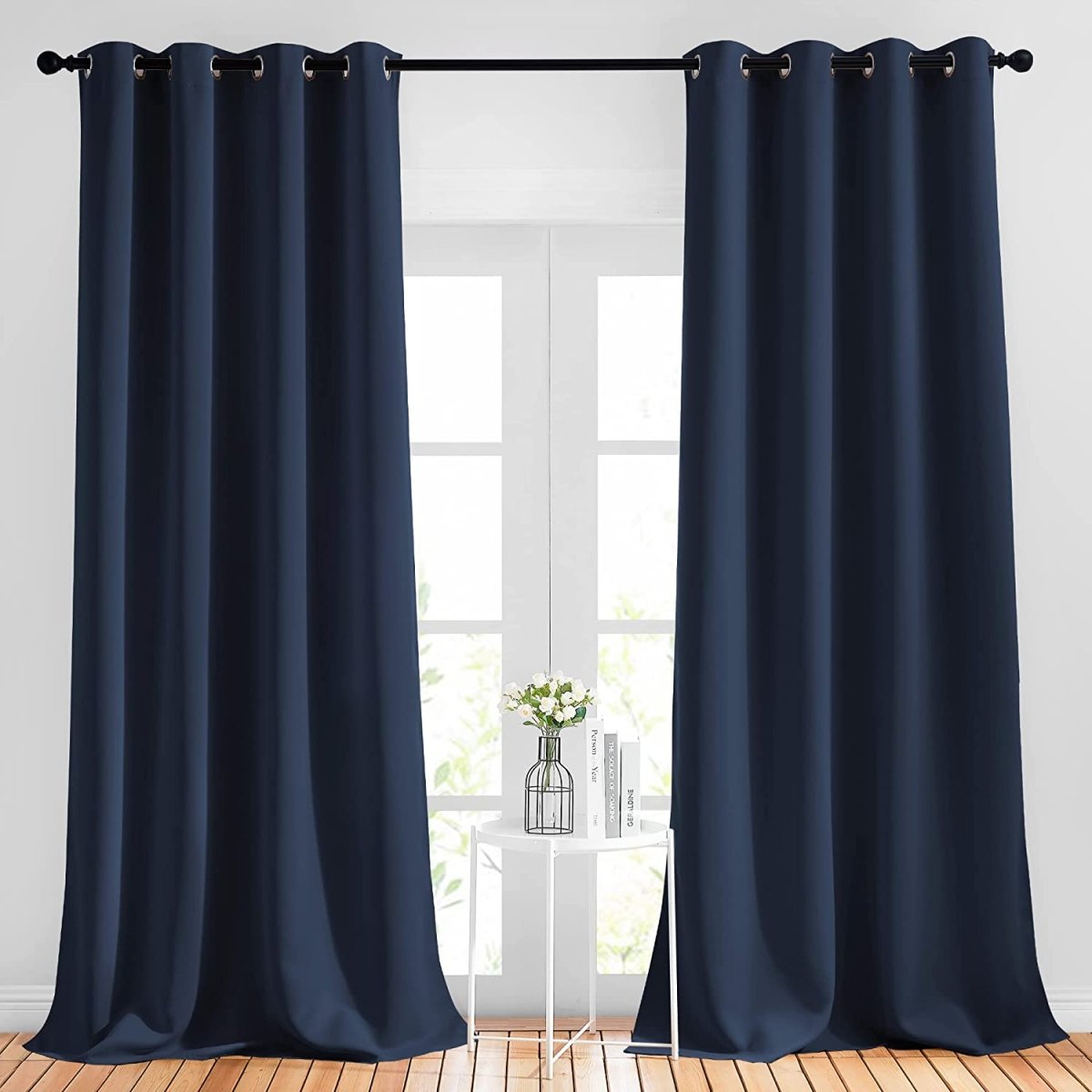 Light Blocking Curtain Room Darkening Drapes 52" W x 120" L - Anna's Linens