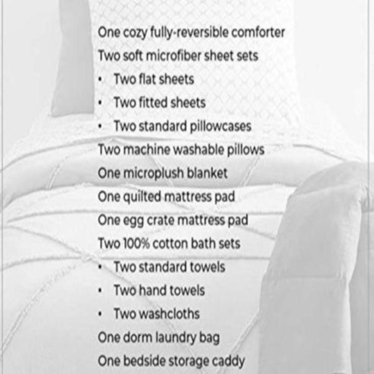 Master Room Essentials 20 Pcs TwinXL Topper Comforter Sheets Towels Storage & More - Anna's Linens