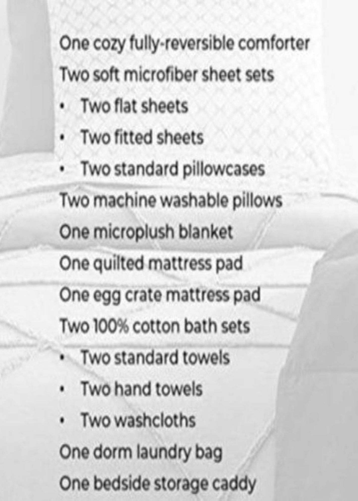 Master Room Essentials 20 Pcs TwinXL Topper Comforter Sheets Towels Storage & More - Anna's Linens