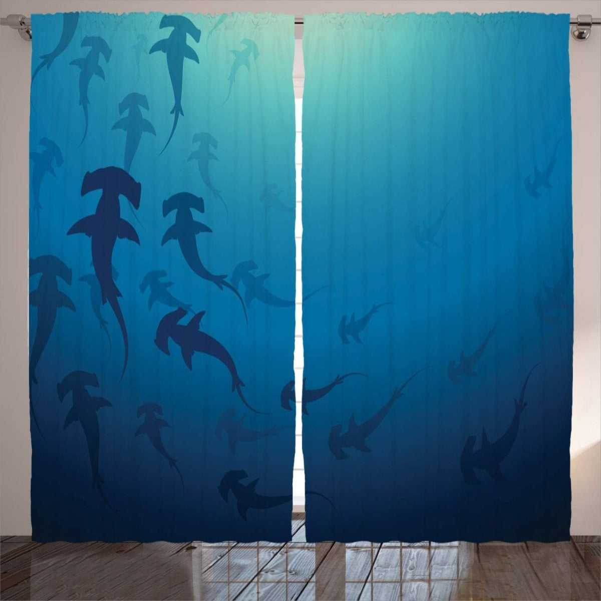 Set of 2 Window Curtains Lightweight Rod Pocket Panels - Anna's Linens