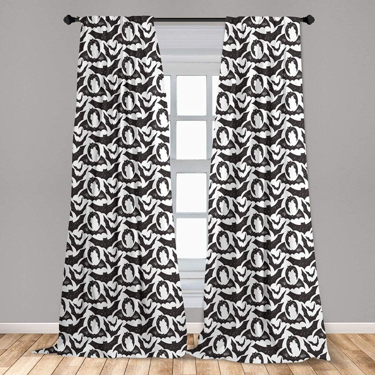 Set of 2 Window Curtains Lightweight Rod Pocket Panels - Anna's Linens
