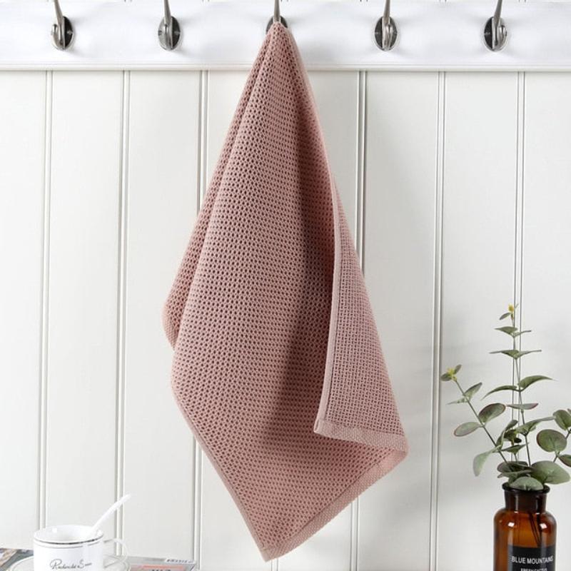 Set of 3. Cotton Hand Waffle Towels - Anna's Linens